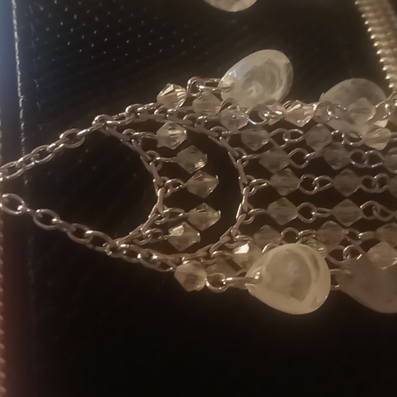 Chain drop waterfall earrings. - Picture 5 of 6